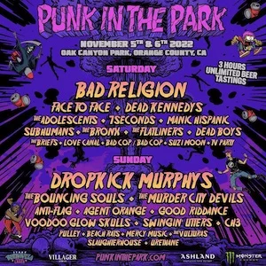 Punk In The Park 2022 Lineup poster image