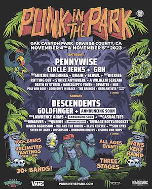 Punk In The Park 2023 Lineup poster image