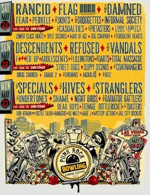 Punk Rock Bowling & Music Festival 2019 Lineup poster image