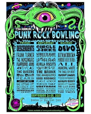 Punk Rock Bowling & Music Festival 2021 Lineup poster image