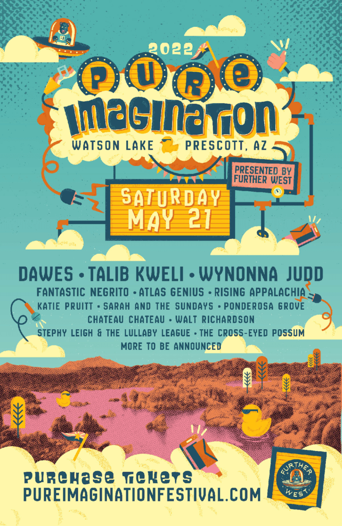 pure imagination festival 2022 lineup poster