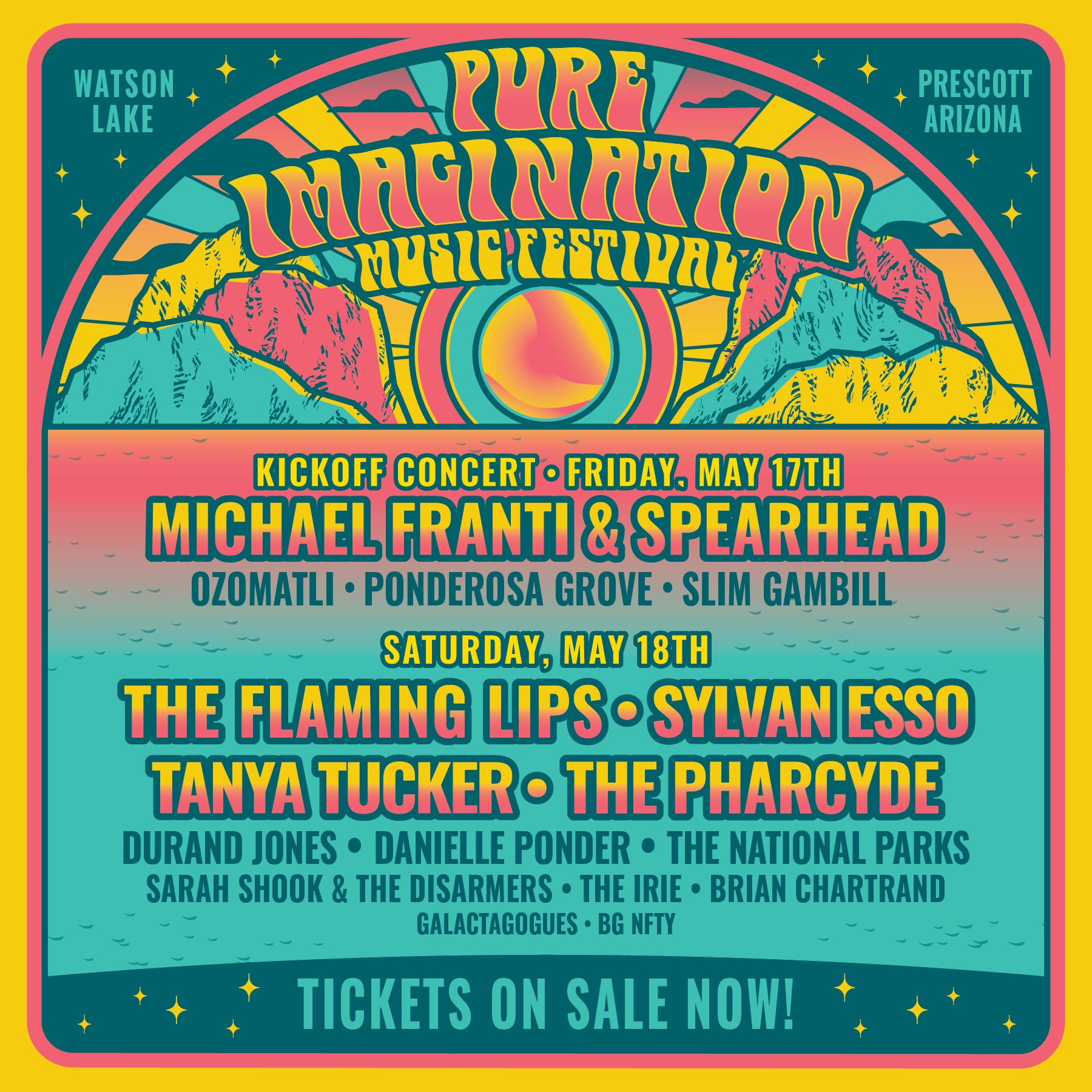 Pure Imagination Festival lineup poster