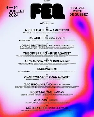 Québec Summer Festival 2024 Lineup poster image