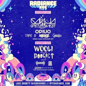 Radiance NYE Festival 2023 Lineup poster image