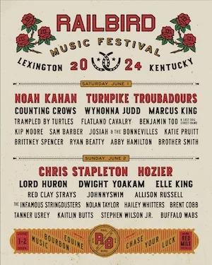 Railbird Festival 2024 Lineup poster image