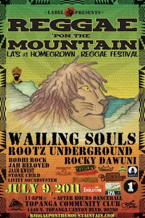 Reggae On The Mountain 2011 Lineup poster image