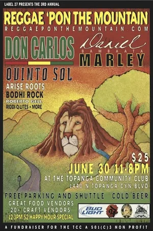 Reggae On The Mountain 2012 Lineup poster image