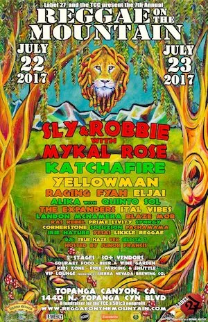 Reggae On The Mountain 2017 Lineup poster image