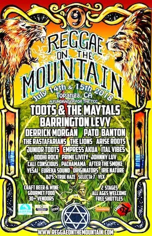 Reggae On The Mountain 2018 Lineup poster image