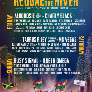 Reggae on the River 2025 Lineup poster image