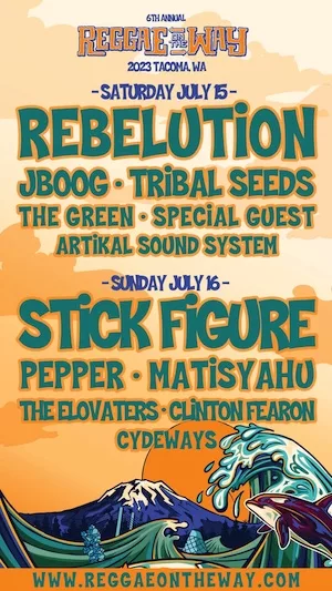 Reggae On The Way 2023 Lineup poster image