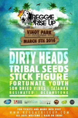 Reggae Rise Up Florida 2016 Lineup poster image
