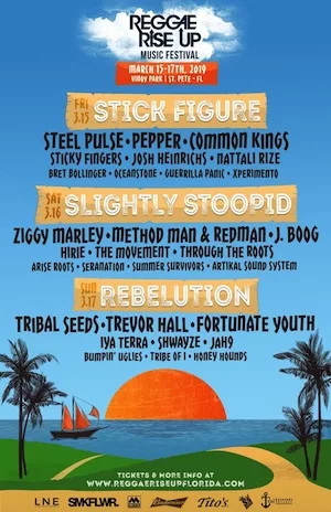 Reggae Rise Up Florida 2019 Lineup poster image