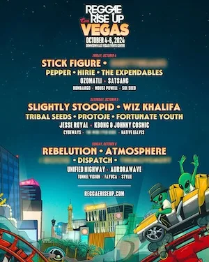 Reggae Rise Up Las Vegas 2024 Lineup poster image