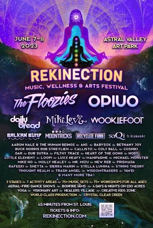 ReKinection Music, Wellness & Arts Festival 2023 Lineup poster image