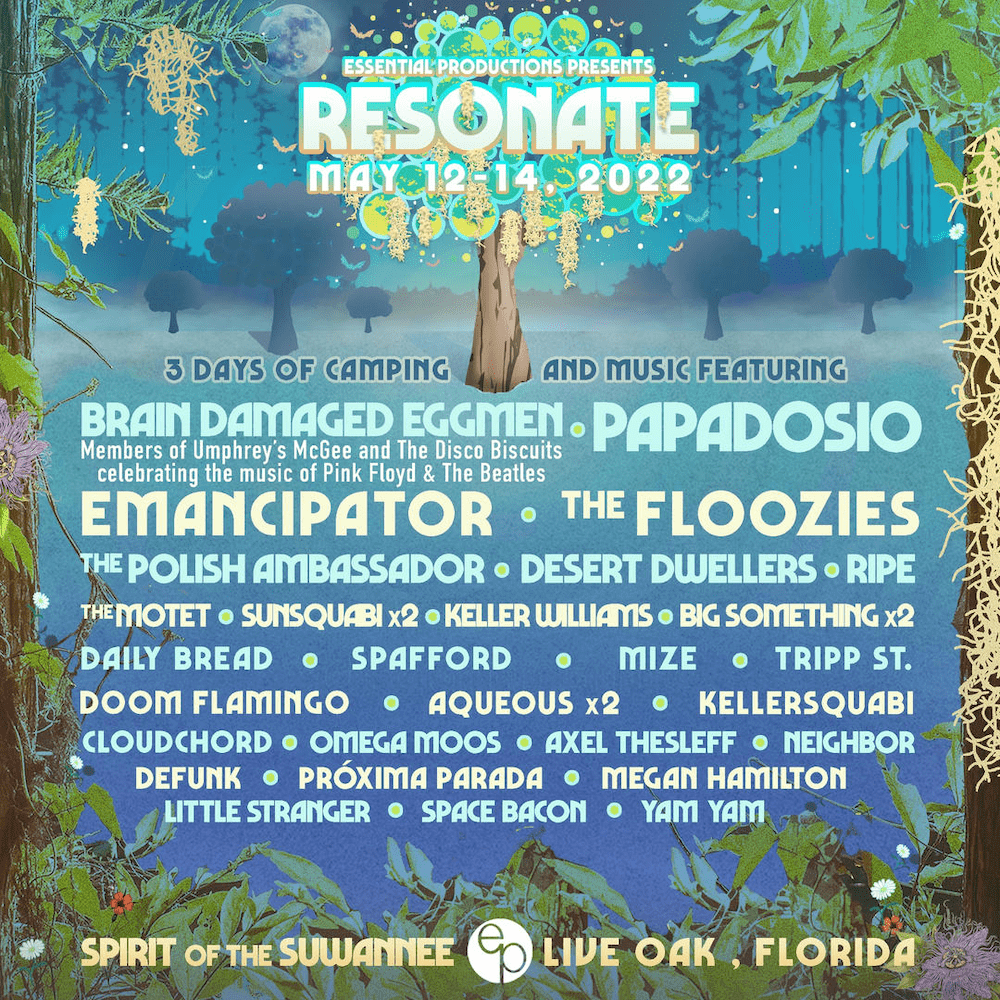 resonate suwannee 2022 lineup poster