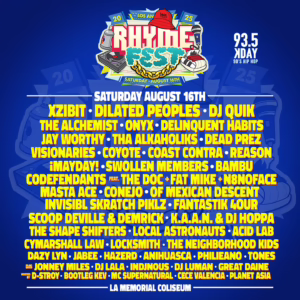 Rhyme Fest 2025 Lineup poster image