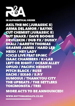 Rhythm & Alps 2016 Lineup poster image