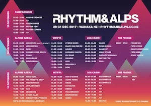 Rhythm & Alps 2017 Lineup poster image