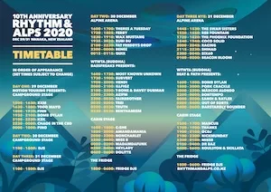 Rhythm & Alps 2020 Lineup poster image