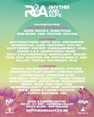 Rhythm & Alps 2021 Lineup poster image