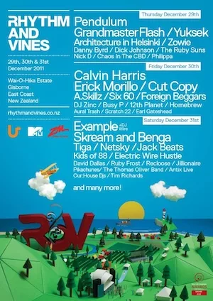 Rhythm & Vines 2011 Lineup poster image