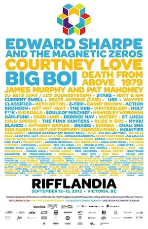 Rifflandia Festival 2013 Lineup poster image