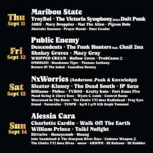 Rifflandia Festival 2025 Lineup poster image