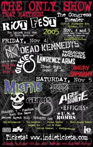 Riot Fest 2005 Lineup poster image