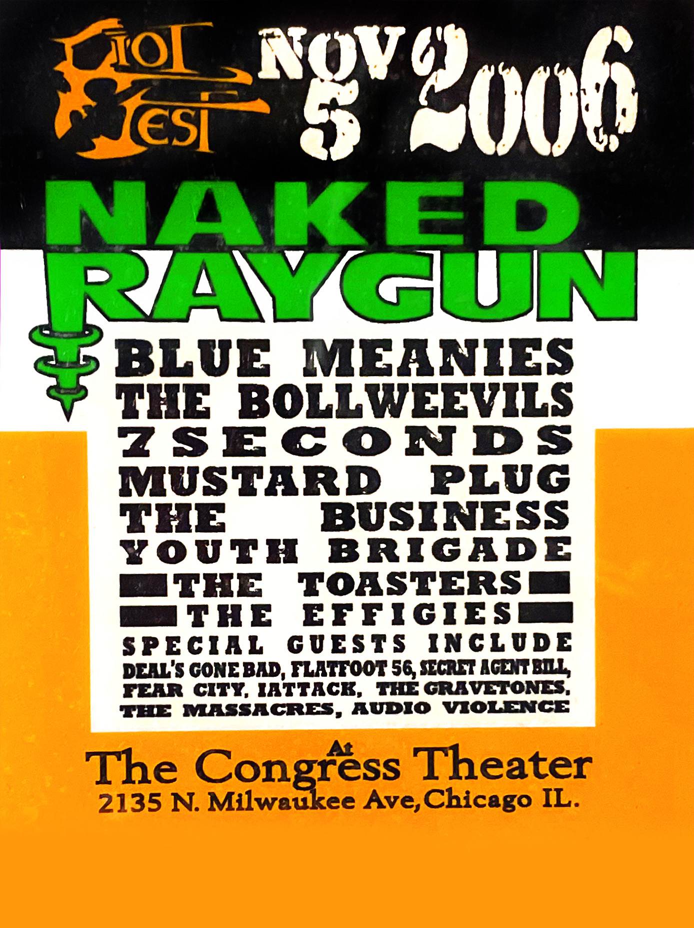 Riot Fest 2006 Lineup poster image