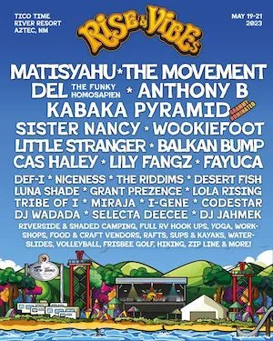 Rise and Vibes Music Festival 2023 Lineup poster image
