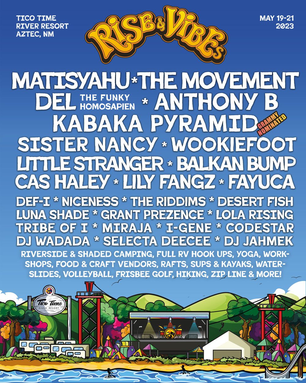 Rise and Vibes Music Festival 2023 Lineup Grooveist