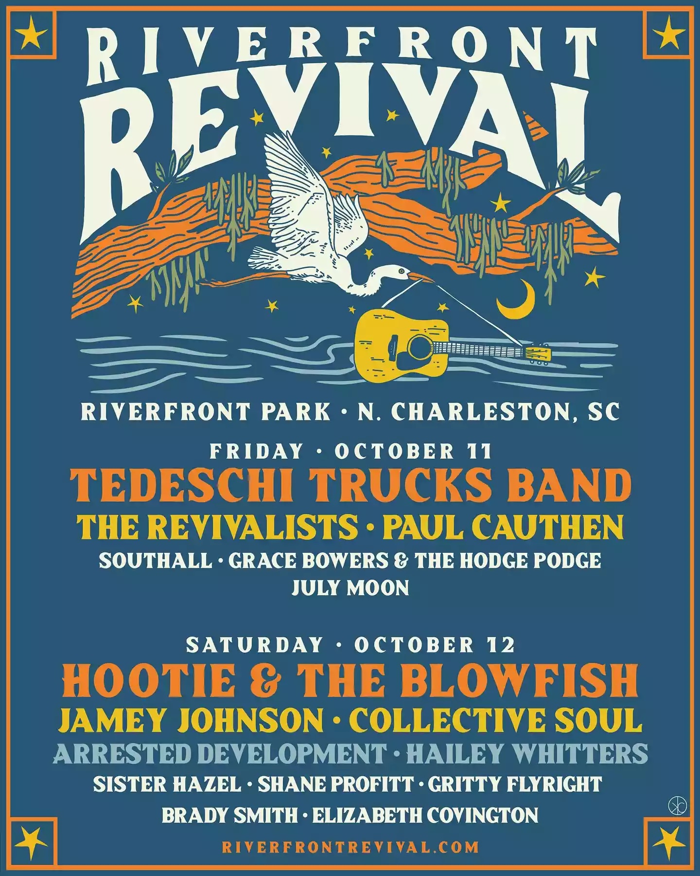 Riverfront Revival 2024 lineup poster