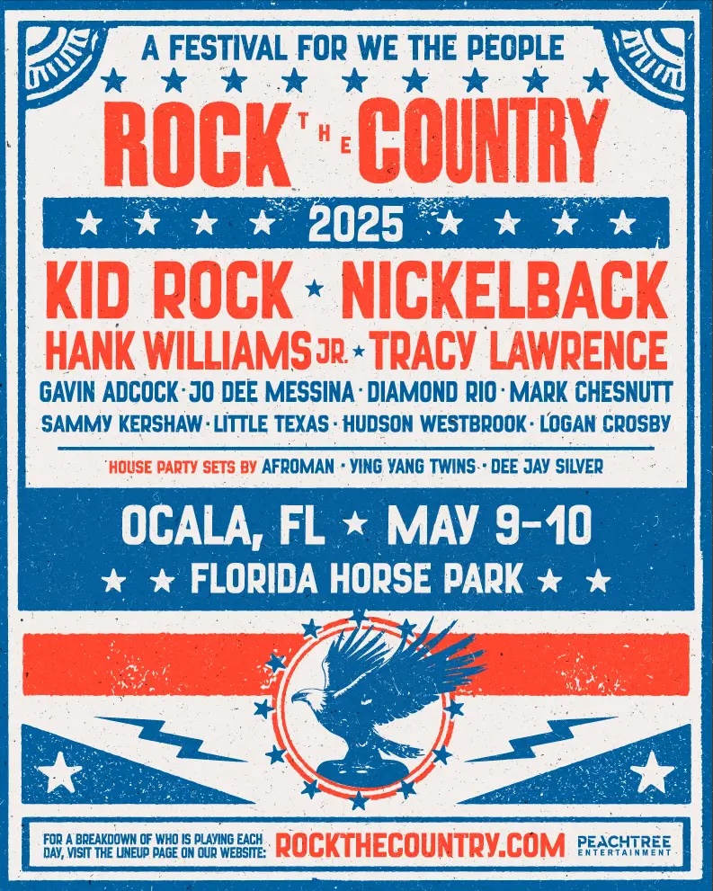 Rock The Country Ocala lineup poster