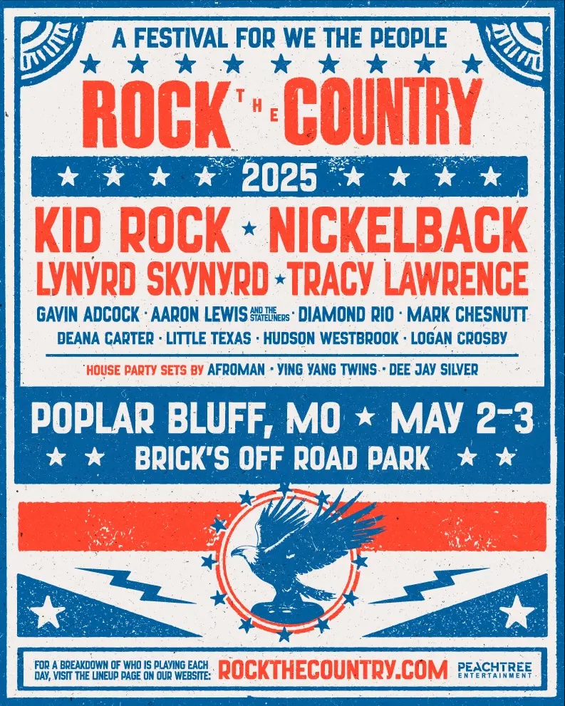 Rock The Country Poplar Bluff lineup poster