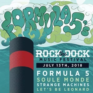 Rock the Dock Music Festival 2018 Lineup poster image