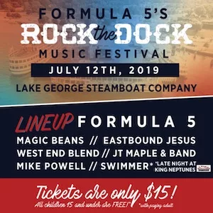 Rock the Dock Music Festival 2019 Lineup poster image