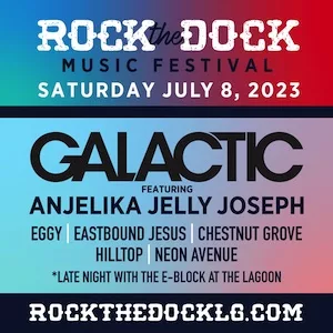 Rock the Dock Music Festival 2023 Lineup poster image