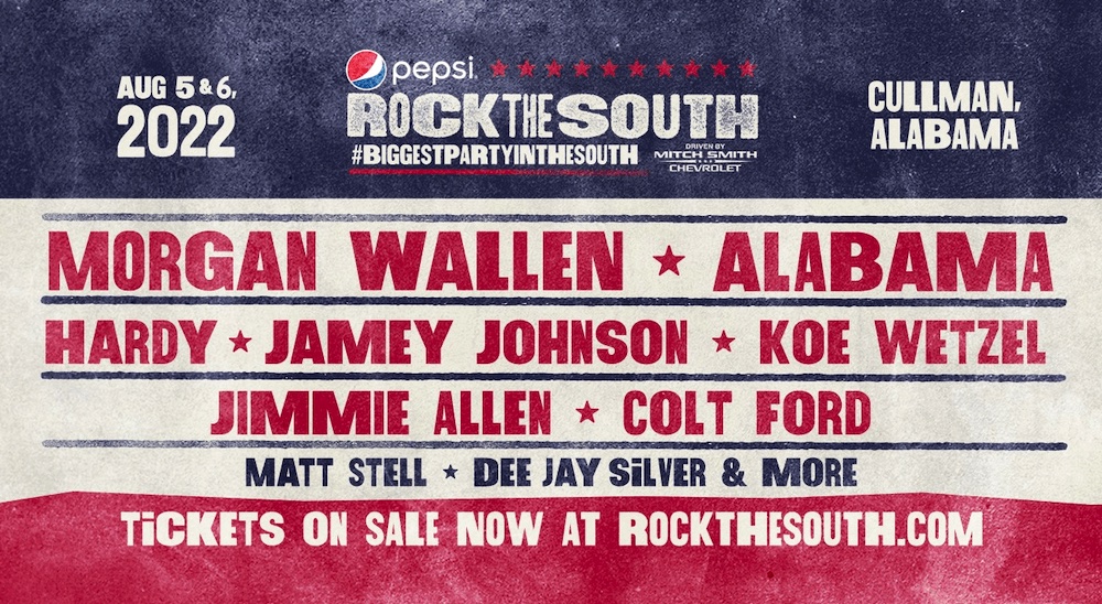 Rock The South Lineups