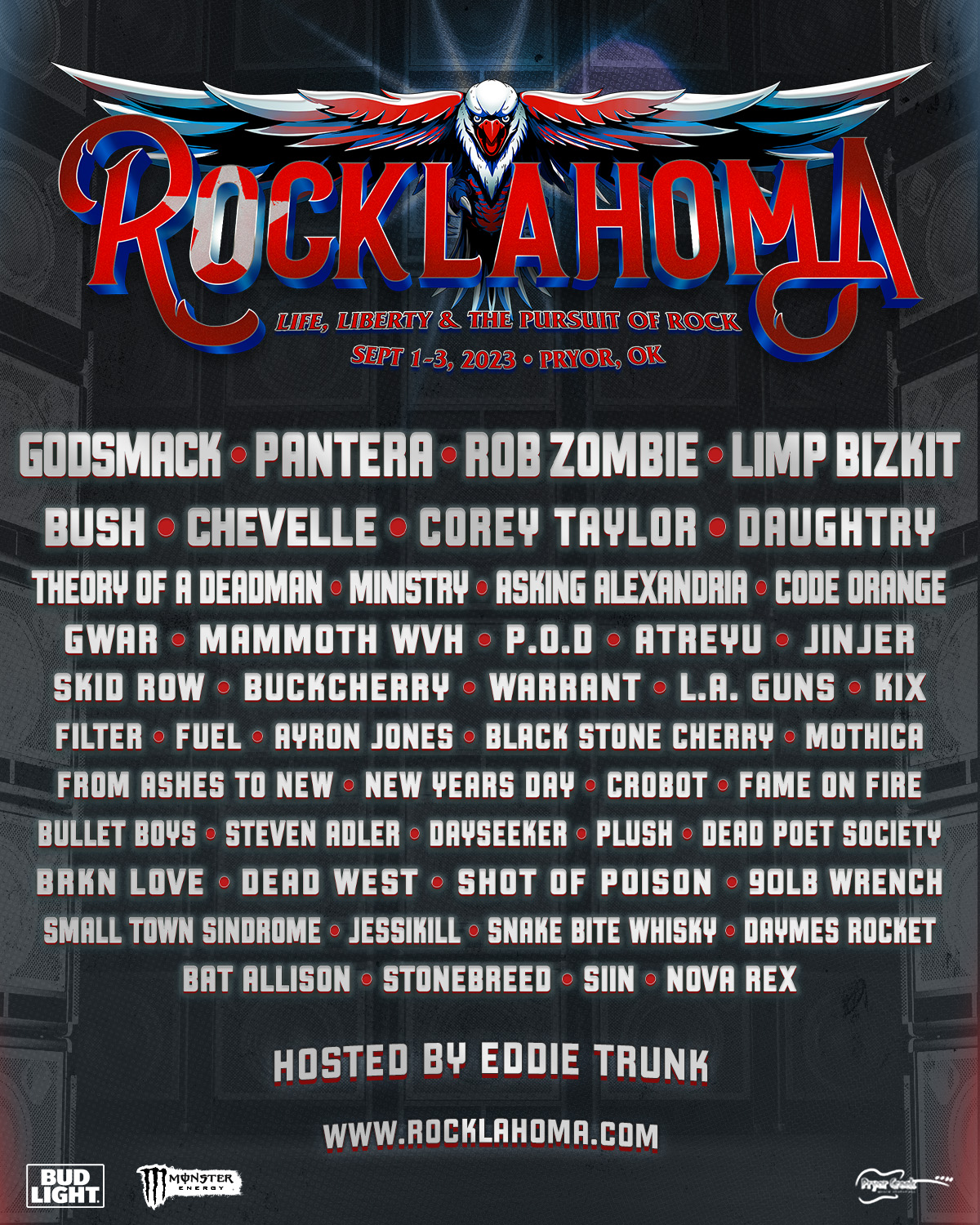 Rocklahoma 2023 Lineup poster image