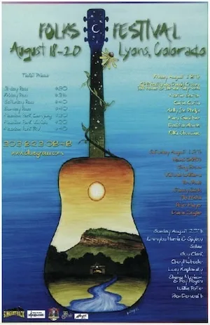 Rocky Mountain Folks Festival 2000 Lineup poster image