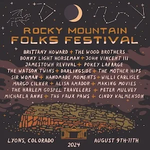 Rocky Mountain Folks Festival 2024 Lineup poster image