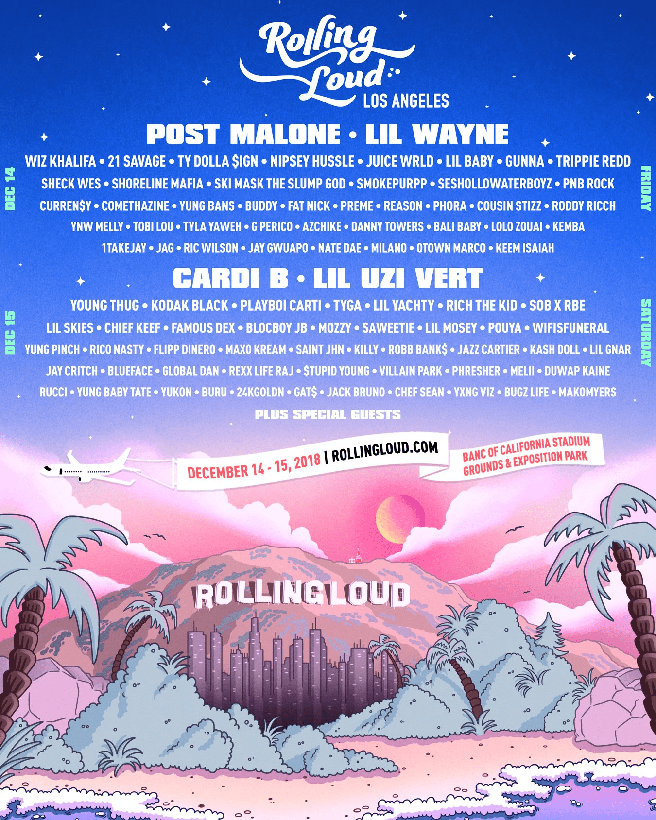 Rolling Loud California 2018 Lineup | Grooveist