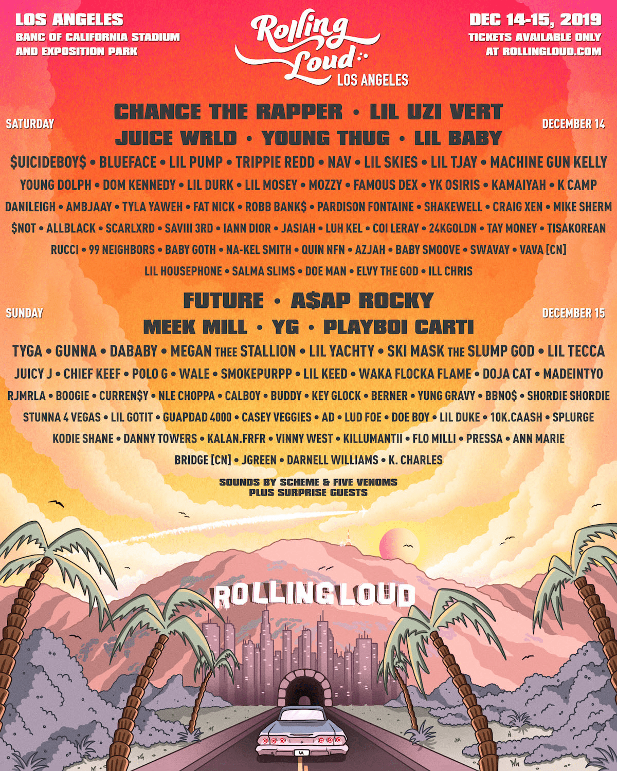 Rolling Loud California 2019 Lineup poster image