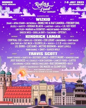 Rolling Loud Germany 2023 Lineup poster image