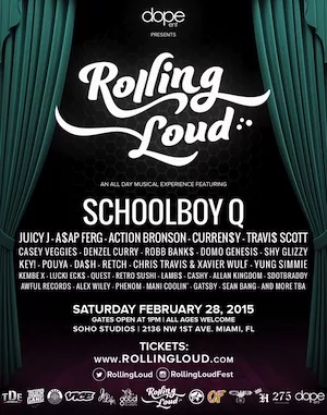 Rolling Loud Miami 2015 Lineup poster image