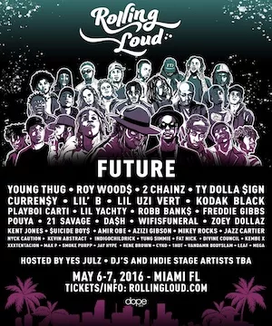 Rolling Loud Miami 2016 Lineup poster image