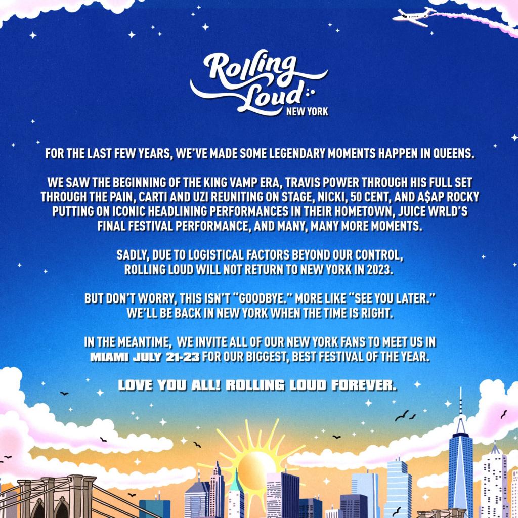 rolling loud new york 2023 cancelled