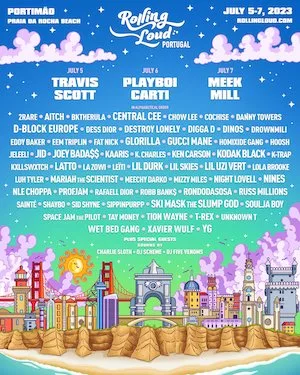 Rolling Loud Portugal 2023 Lineup poster image