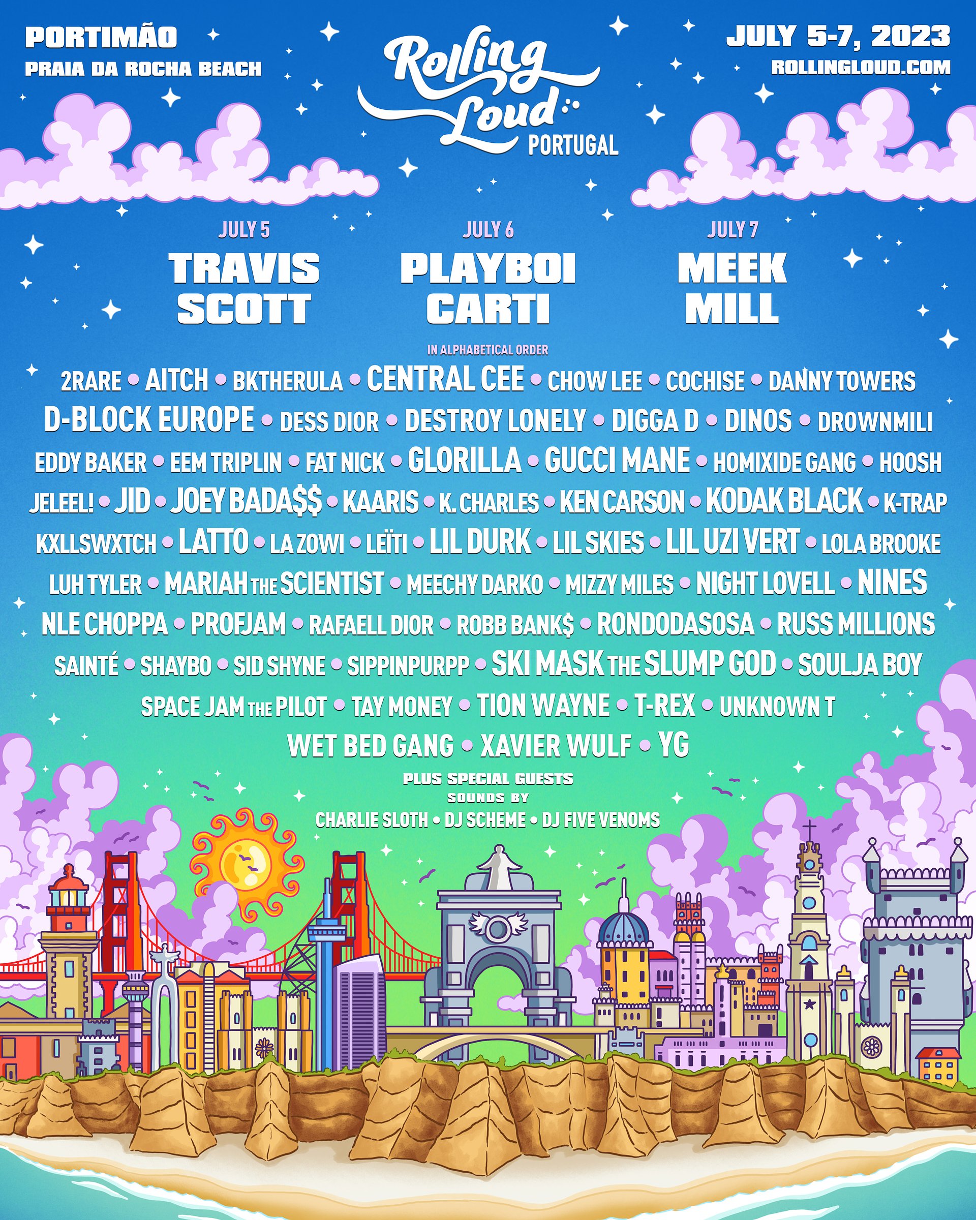 Rolling Loud Portugal 2023 Lineup Announced Grooveist